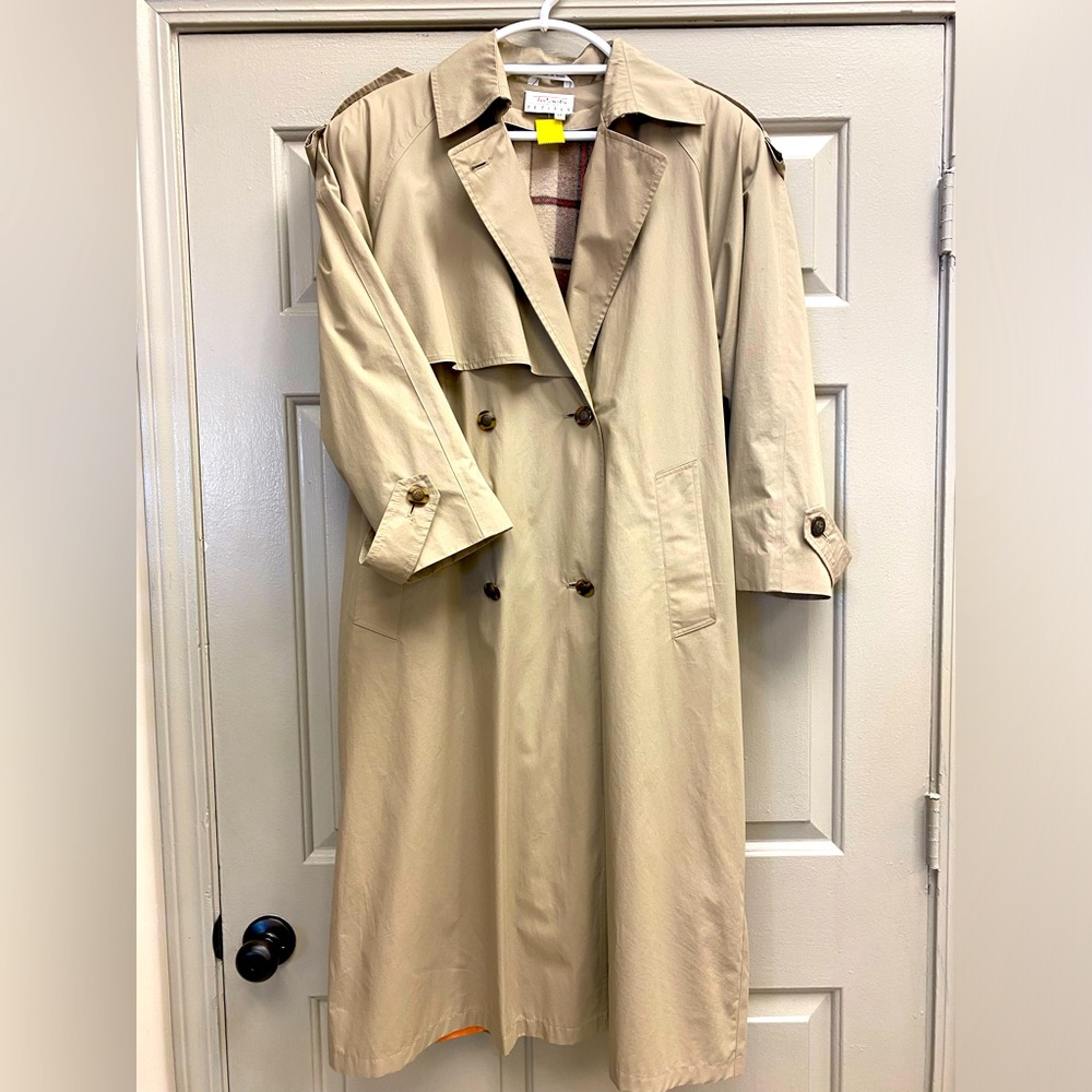 Talbots ladies Trench Coat.
